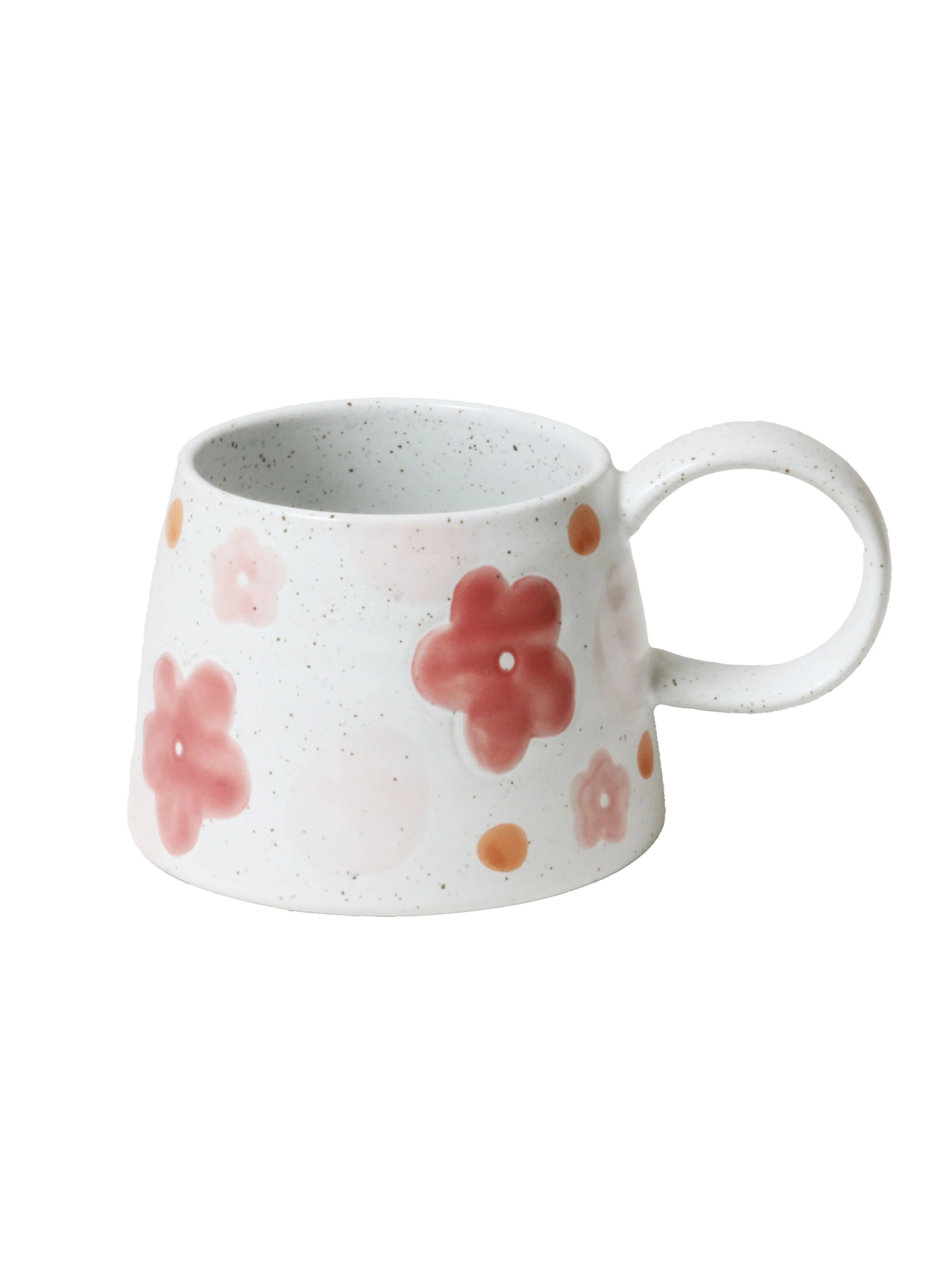 Large Handled Mug - BARBARA FLOWER GARDEN