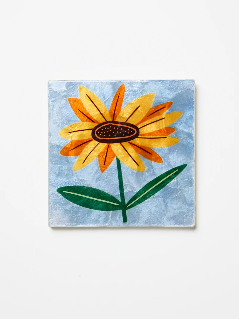 Superette Sunflower Tile Wall Art