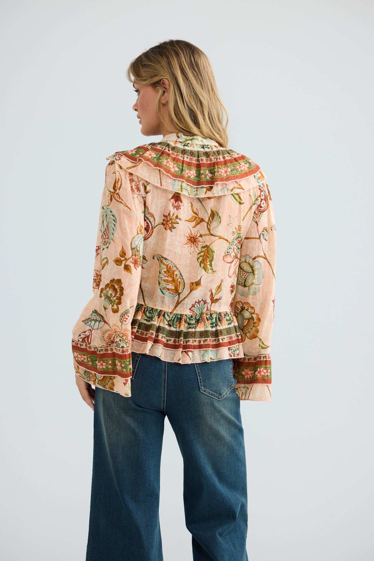 Carmen Frill Top