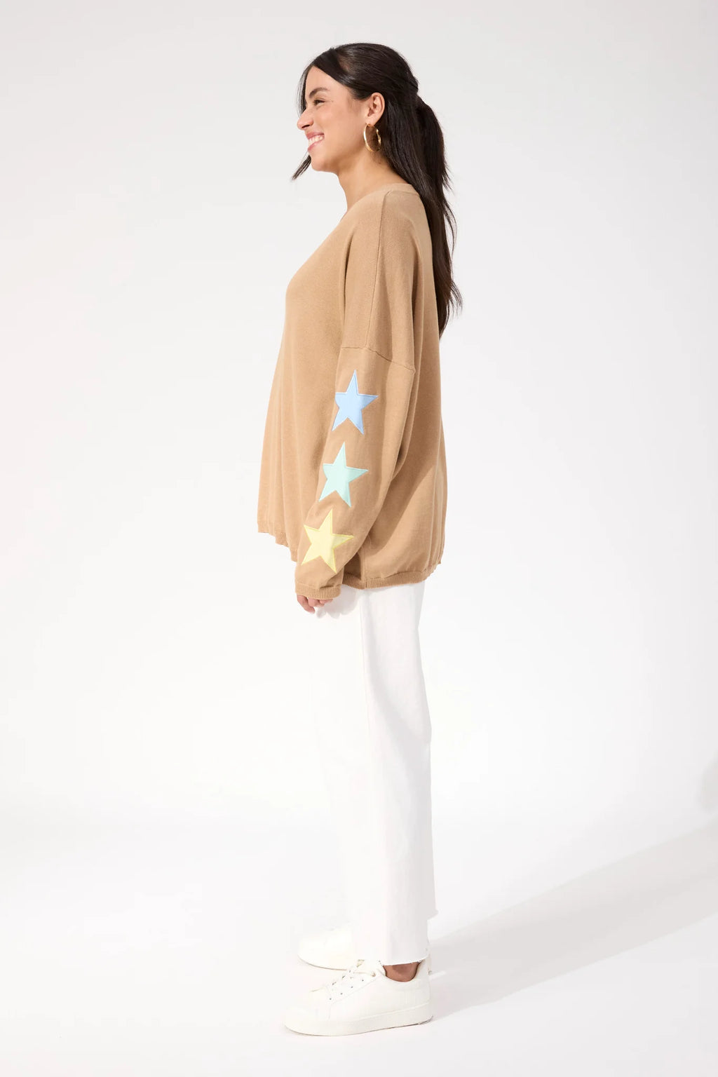 Vermont Star V Neck Jumper