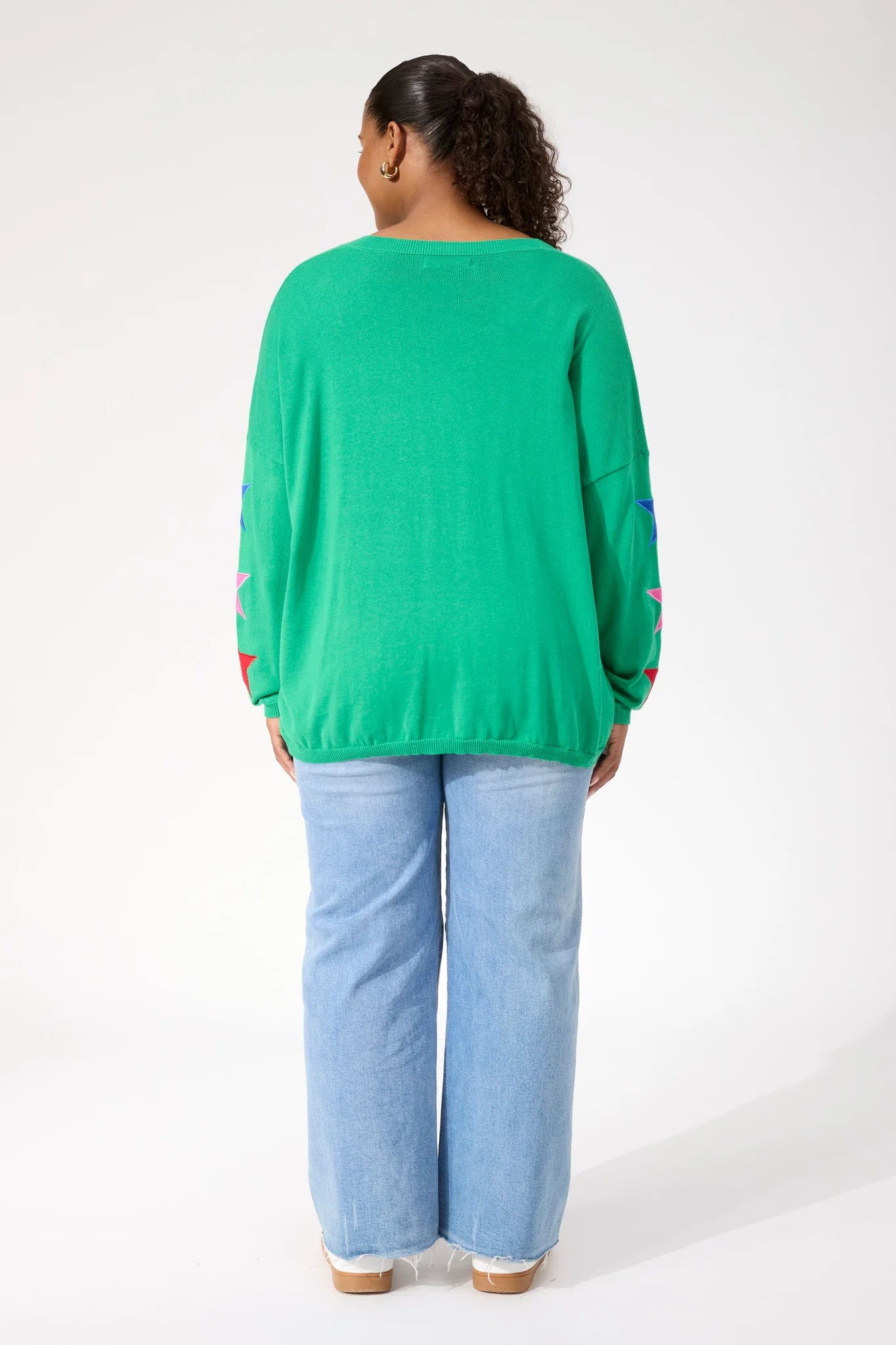 Vermont Star V Neck Jumper