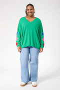 Vermont Star V Neck Jumper