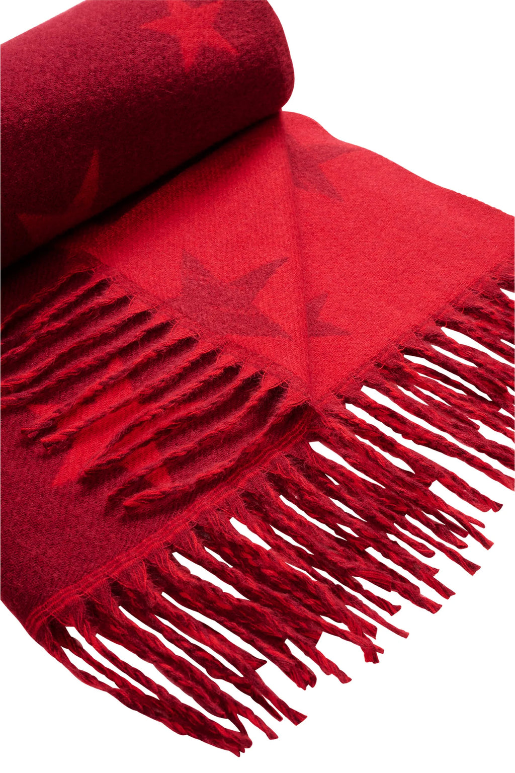 Boston Star Scarf - Red