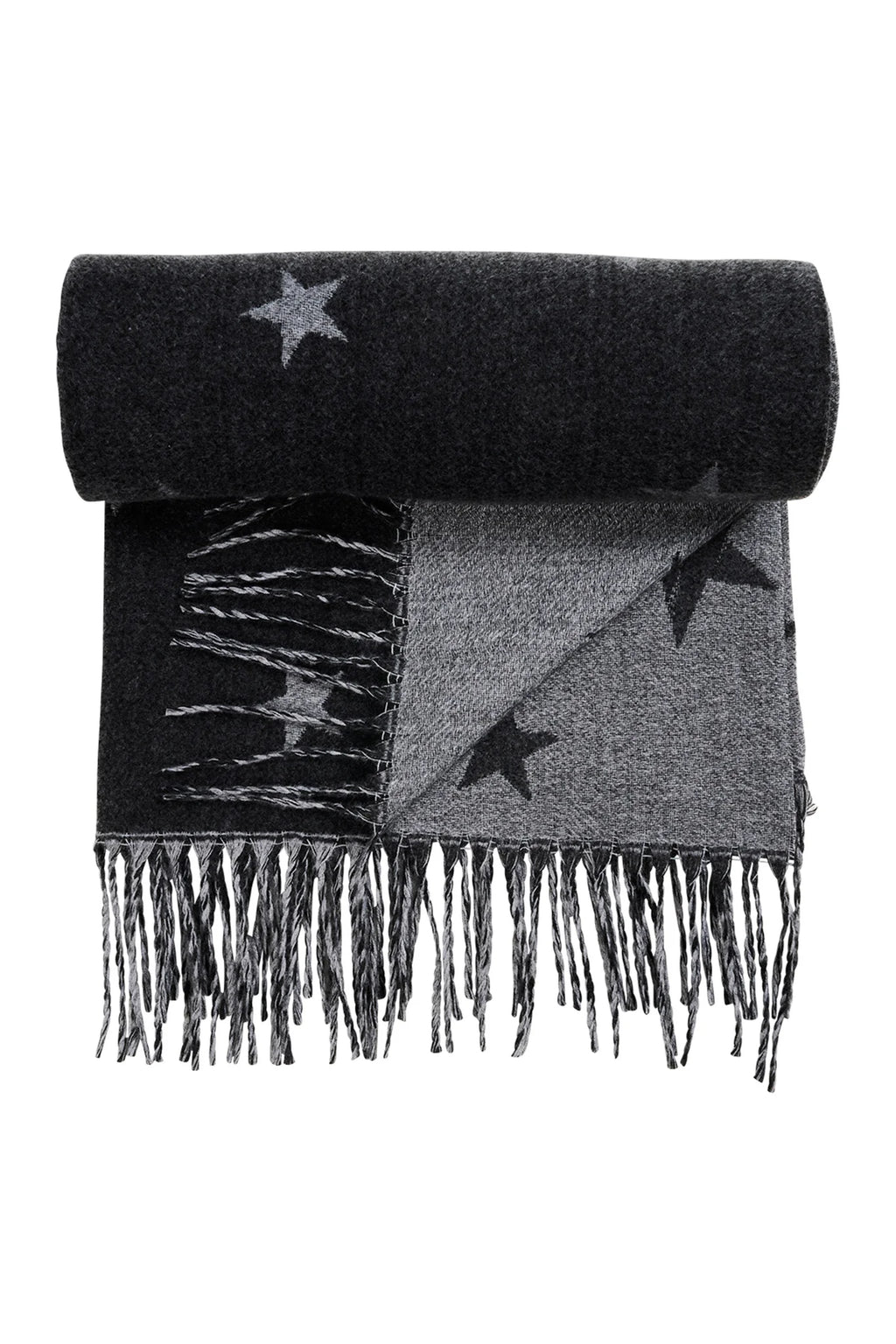 Boston Star Scarf - Charcoal