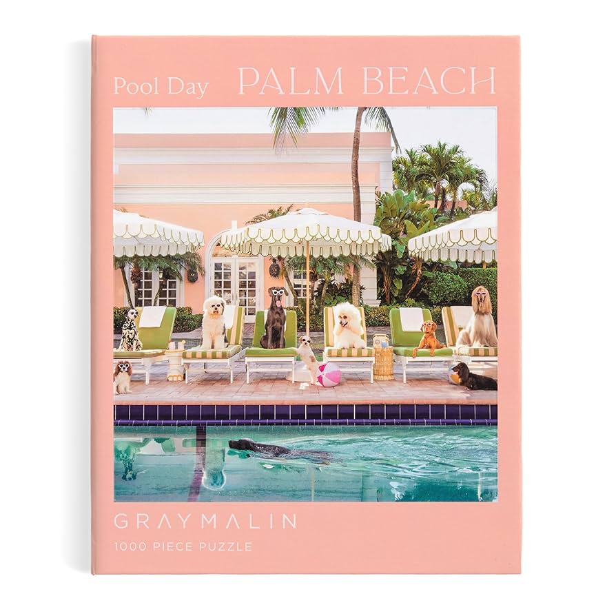 Gray Malin Palm Beach Book Puzzle-1000pc