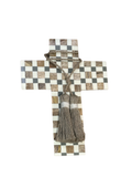 Cobbles Resin/Wood Cross