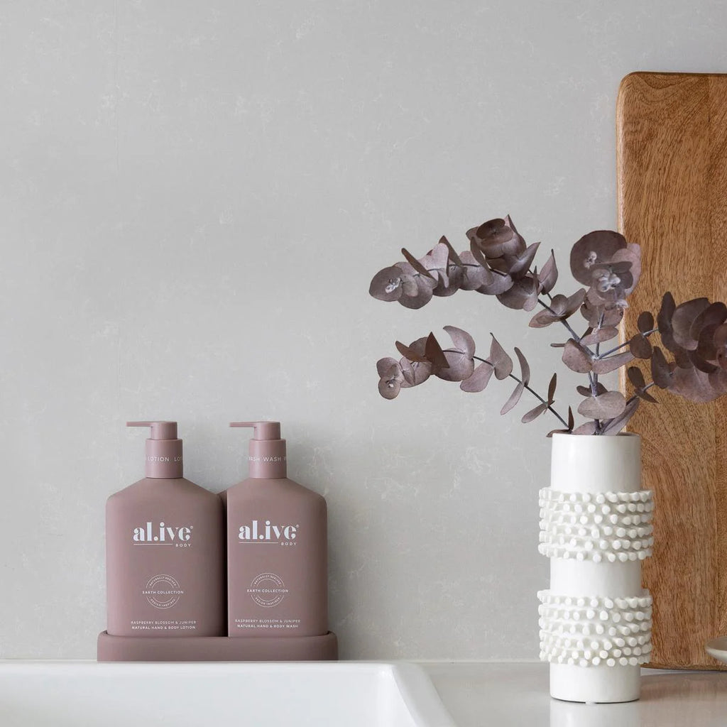 Raspberry Blossom & Juniper - Wash & Lotion Duo