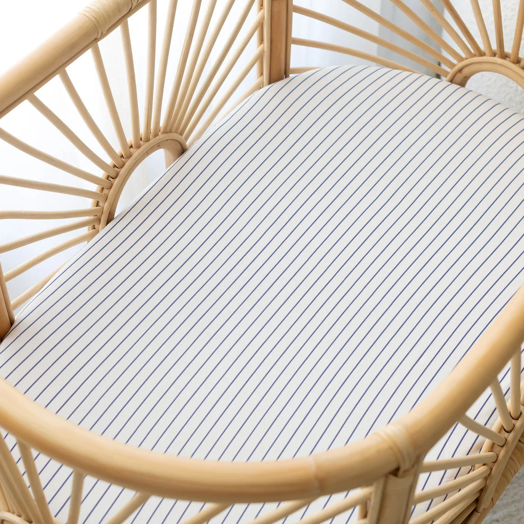 Organic Muslin Wrap - BRETON STRIPE