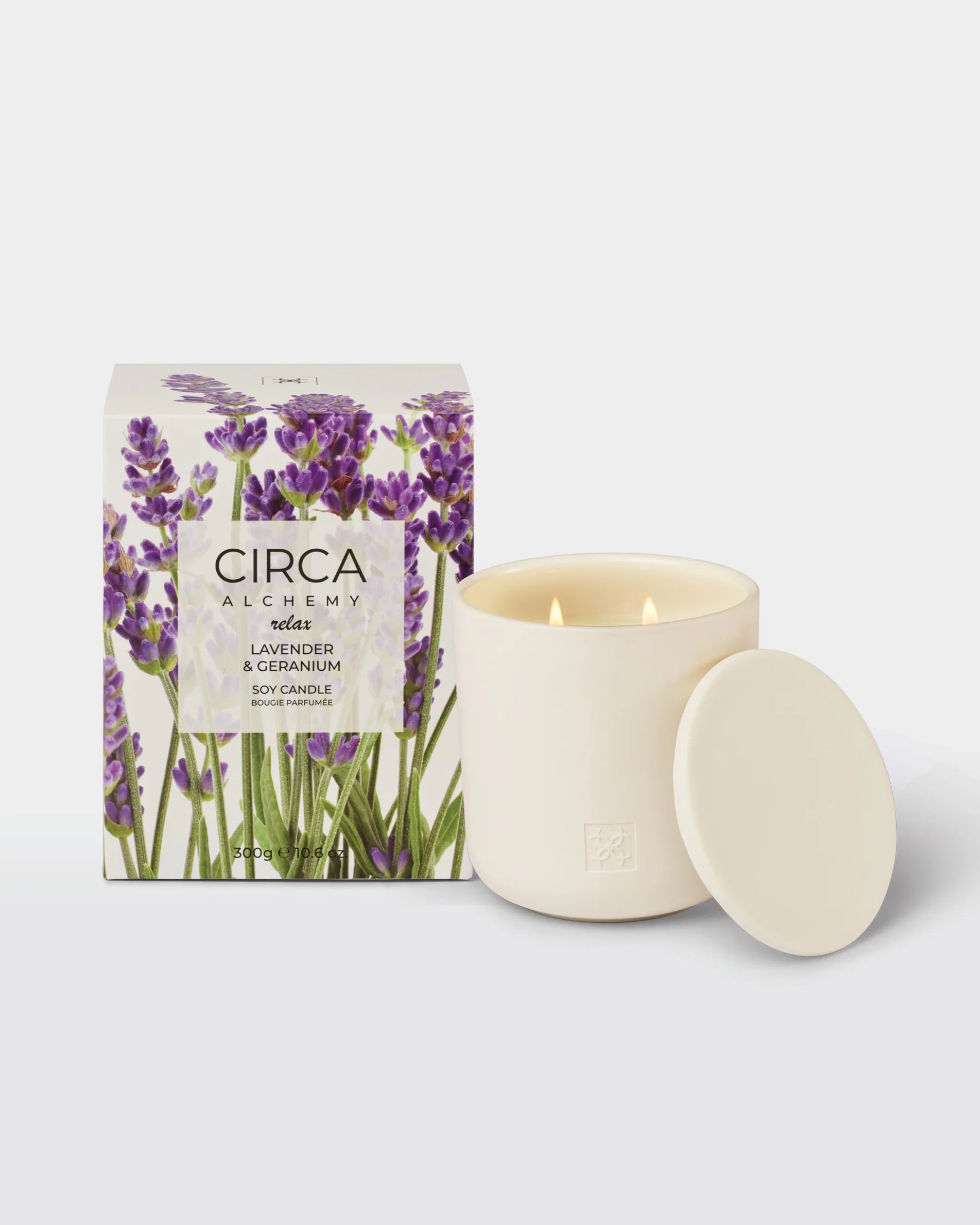 300g Candle - Alchemy Relax - LAVENDER & GERANIUM