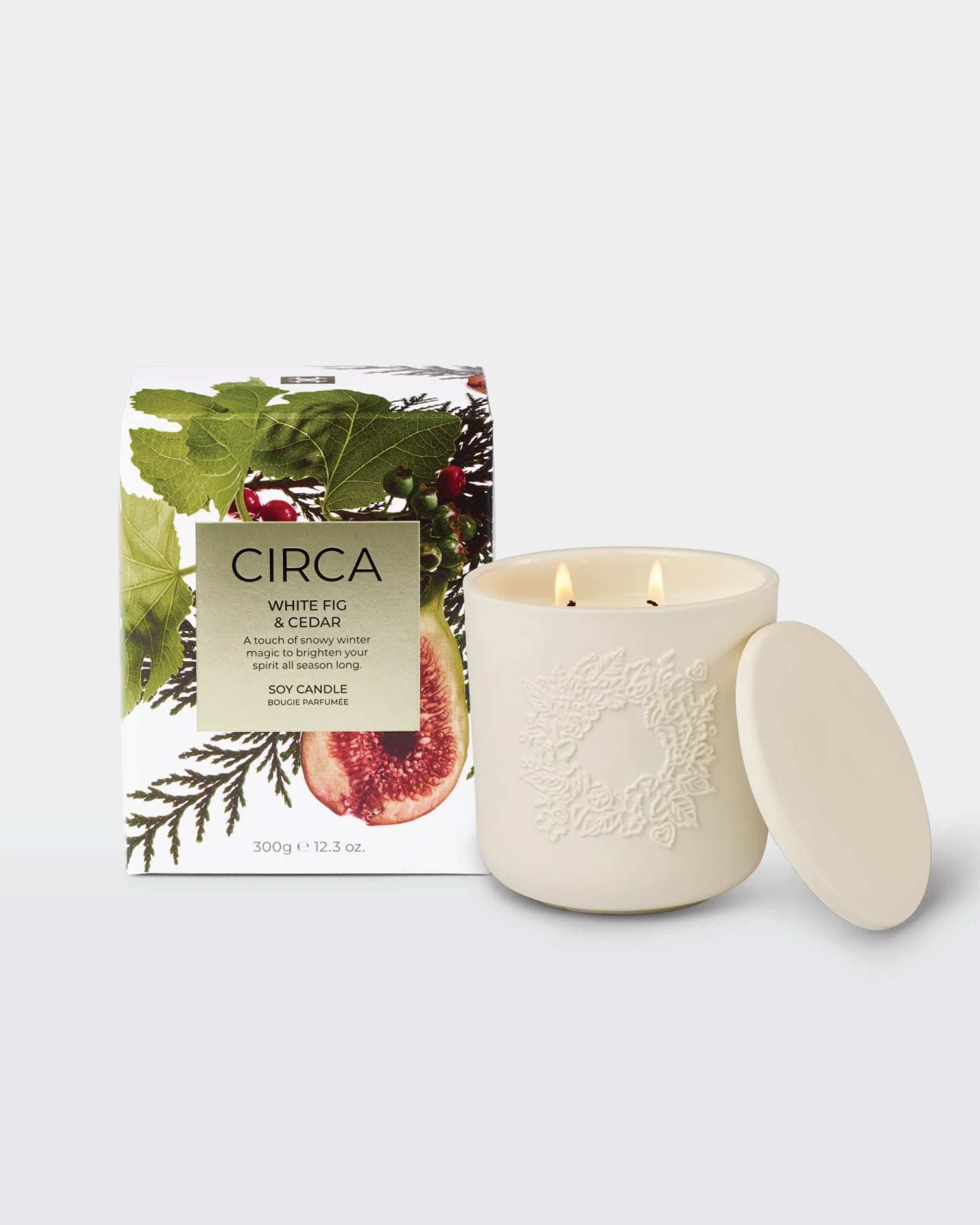 White Fig & Cedar Candle
