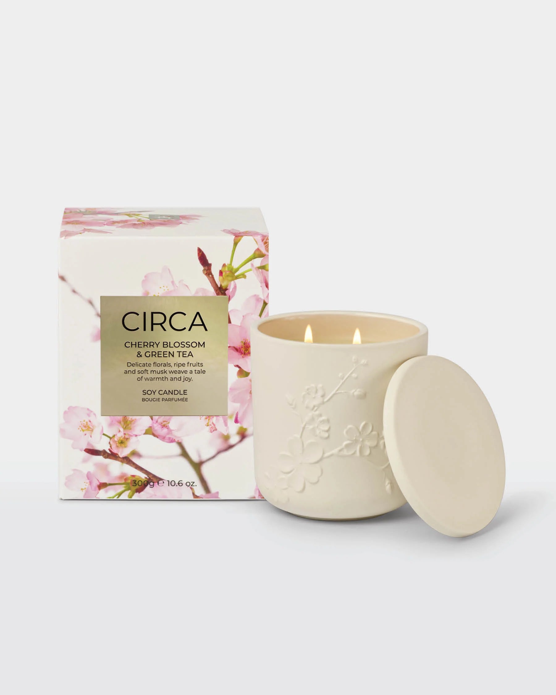 300g Candle - Mothers Day - CHERRY BLOSSOM & GREEN TEA
