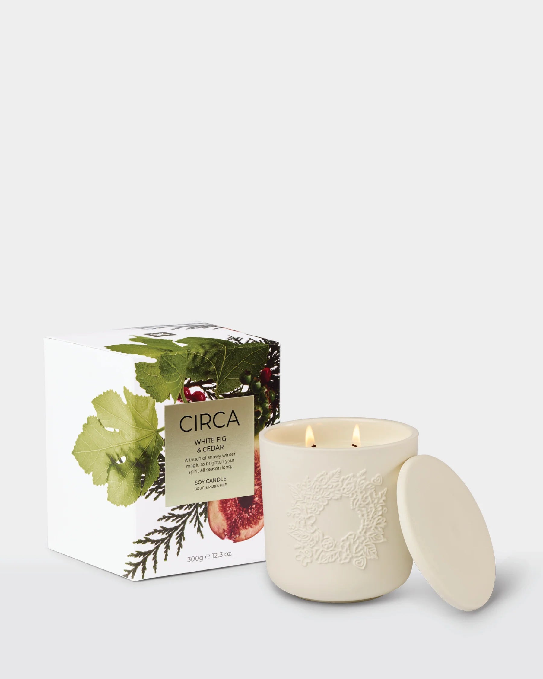 White Fig & Cedar Candle