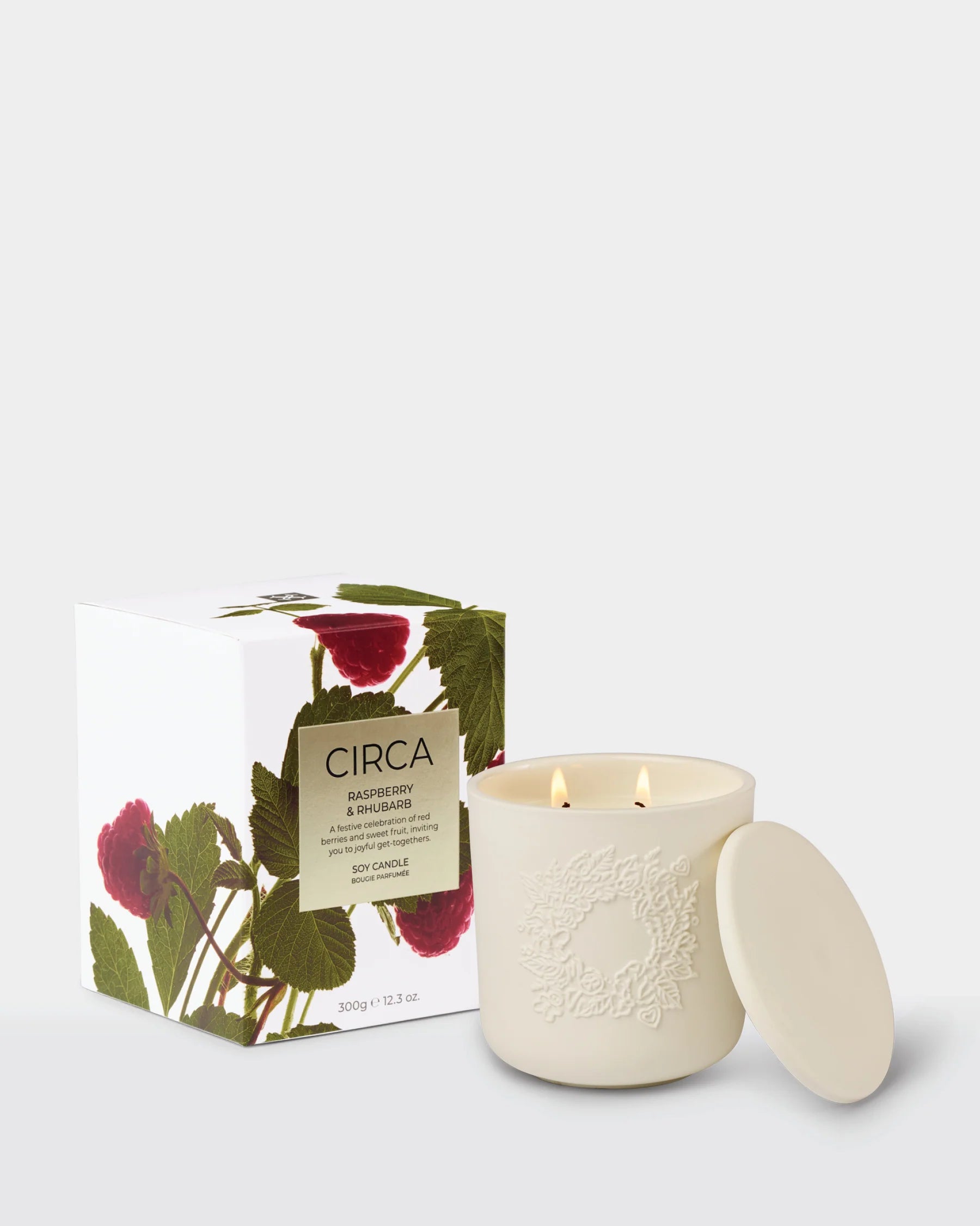 Raspberry & Rhubarb Candle