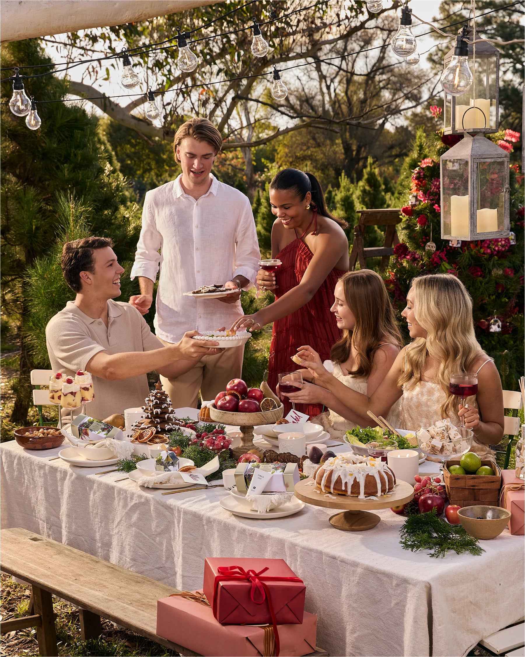 Candle Trio - White Fig Cedar, Raspberry & Rhubarb, Gingerbread Cookies