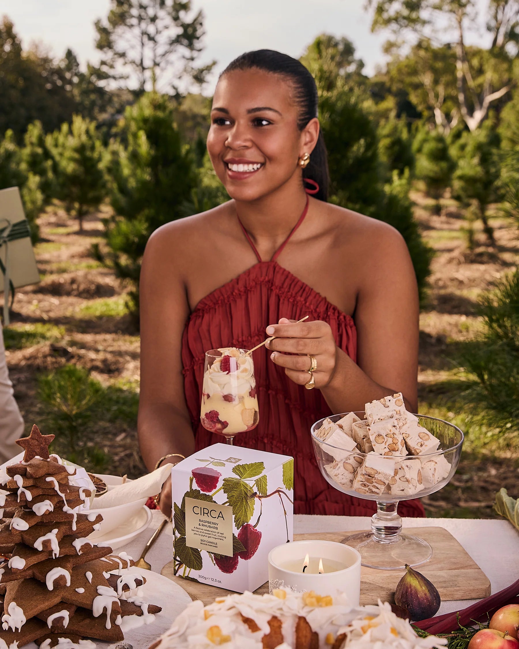 Raspberry & Rhubarb Candle