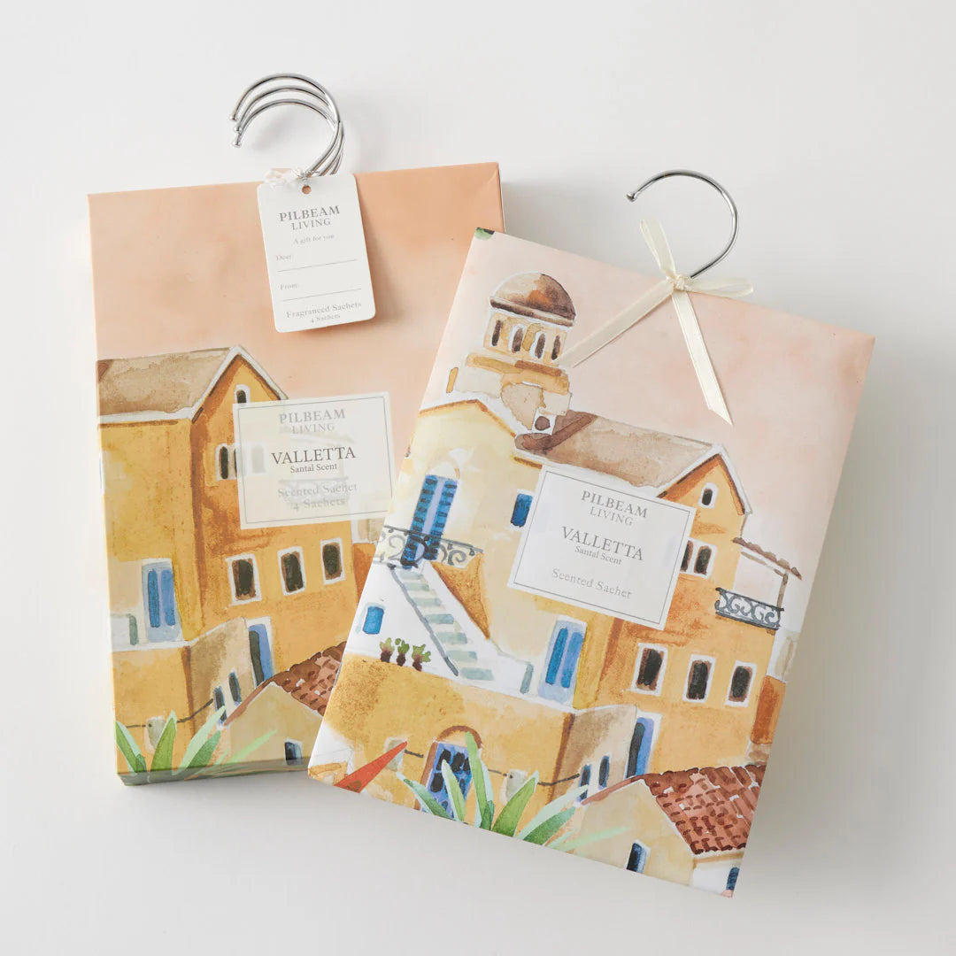 Valetta Scented Hanging Sachets 4x60g