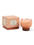 Tulip Glass Candle - Cactus Flower