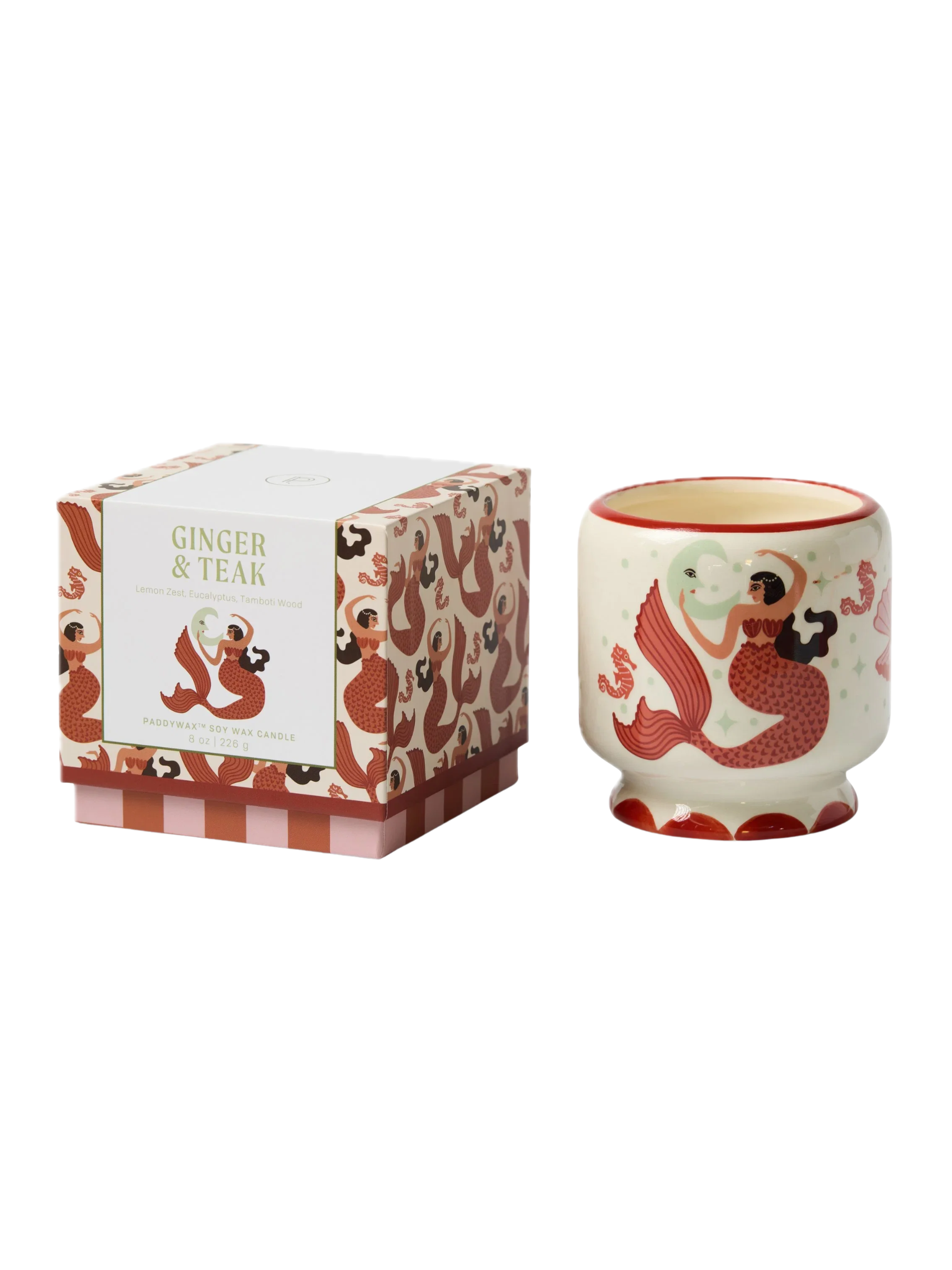 A Dopo Candle Mermaid & Moon - Ginger & Teak
