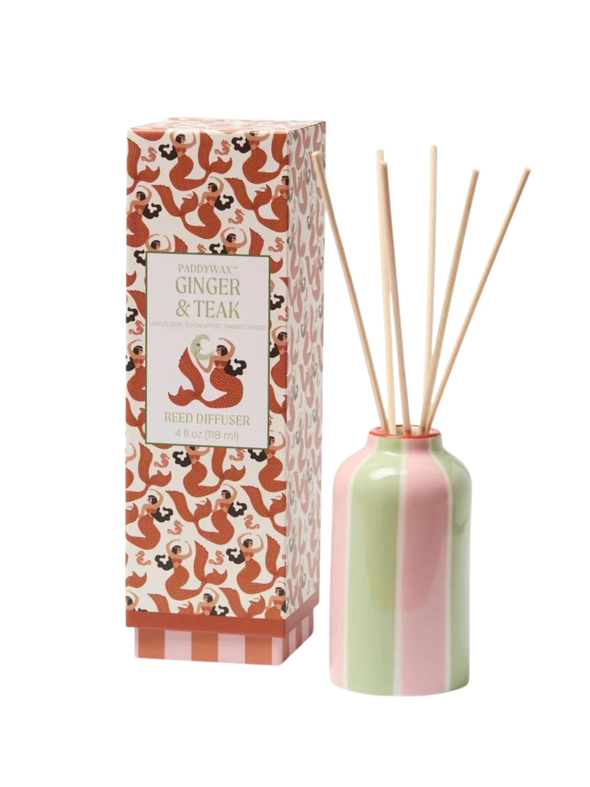 A Dopo Handpainted Diffuser - Ginger & Teak