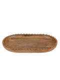 Cheri Oval Wood Tray 25x40cm