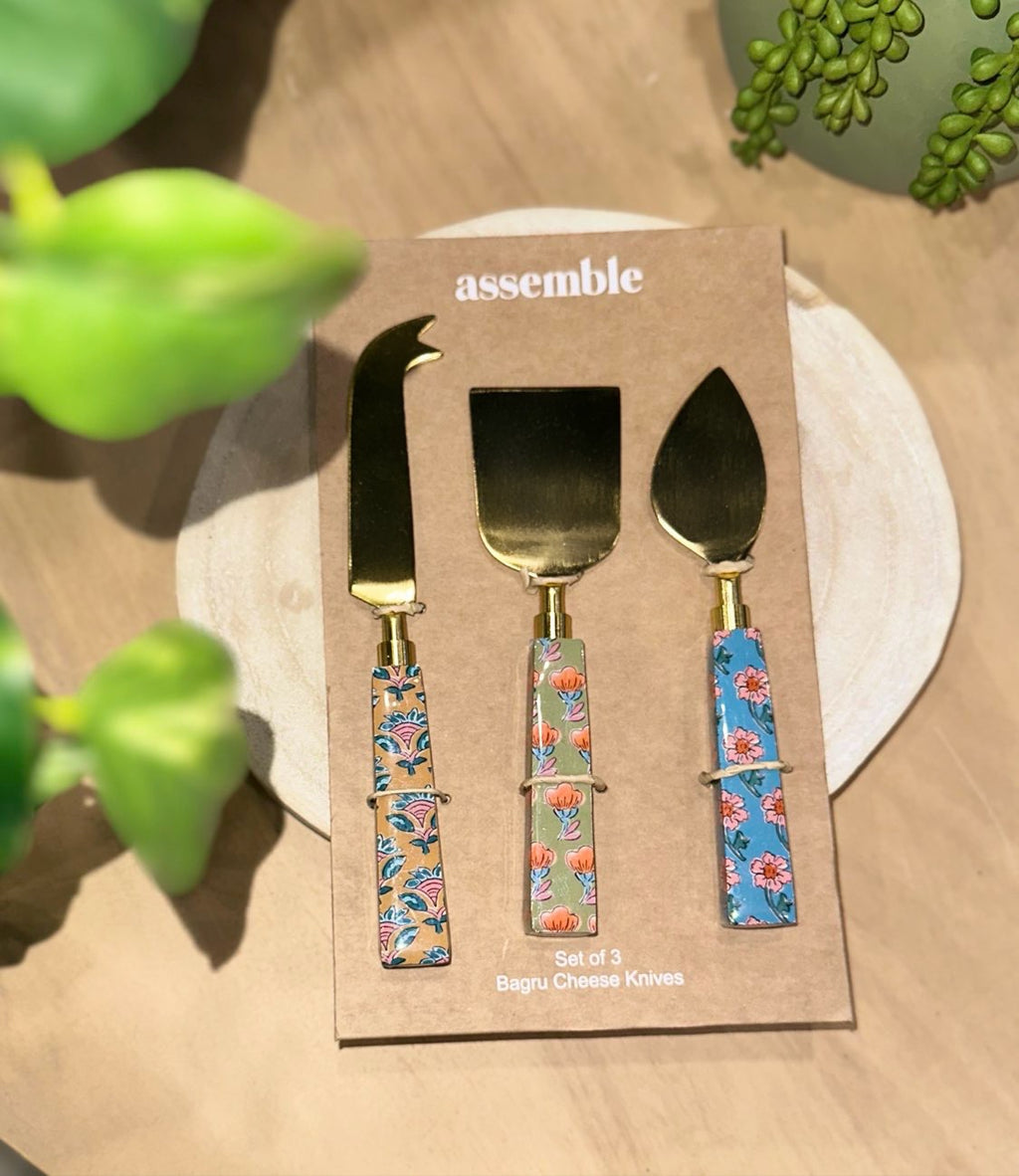 Bagru S/3 S/Steel Cheese Knvs