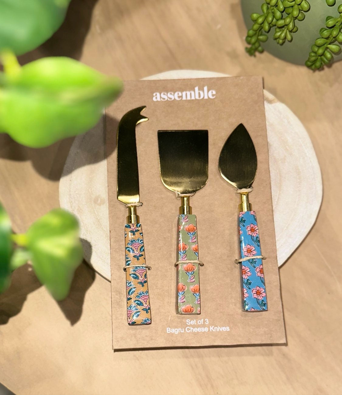 Bagru S/3 S/Steel Cheese Knvs