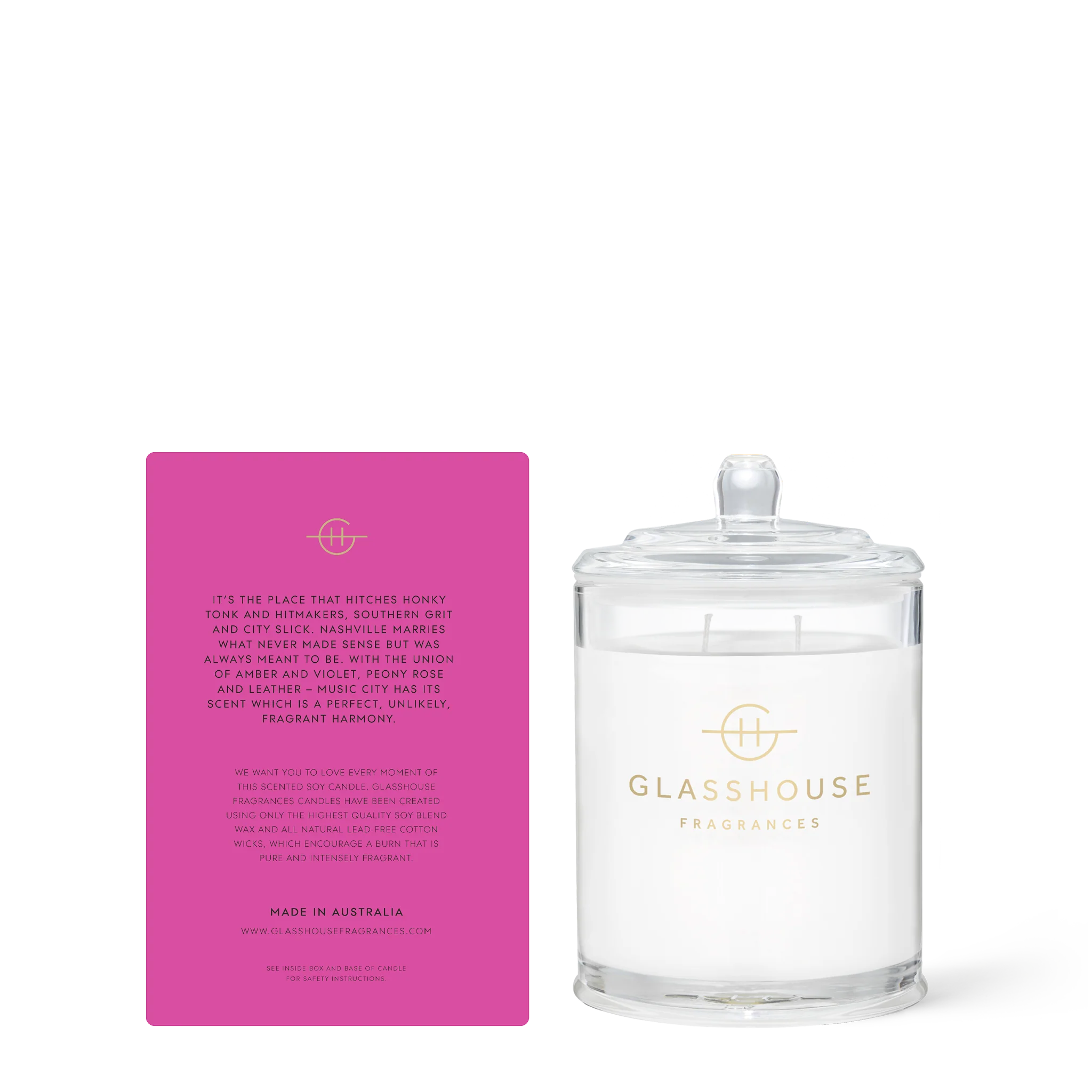 380g MUSIC CITY MAGIC Candle