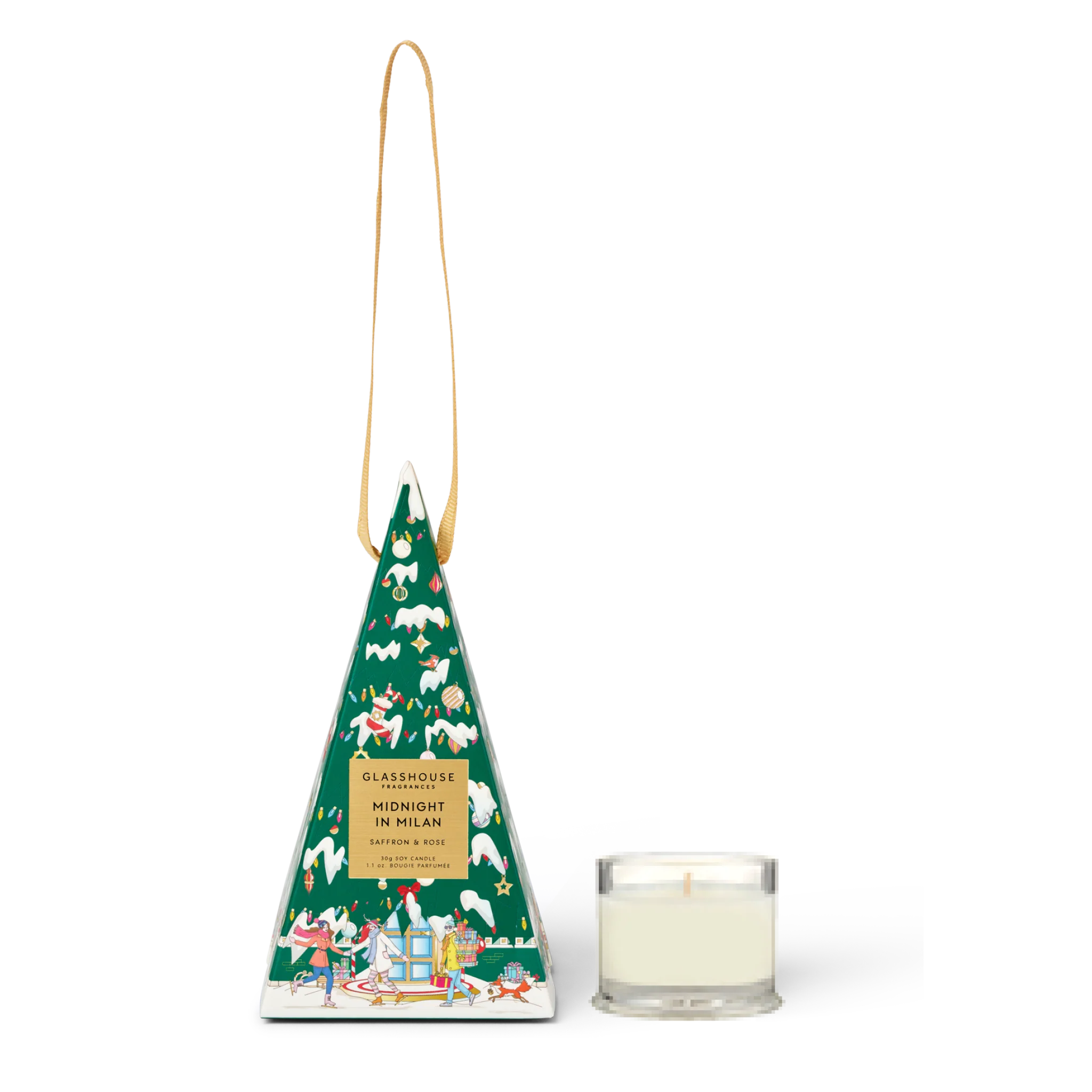 Christmas Bauble Candle - Midnight In Milan