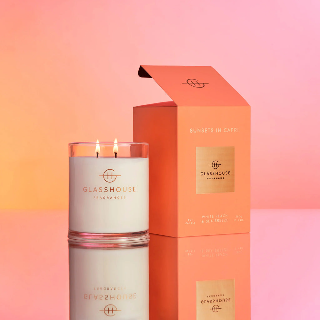 380g SUNSETS IN CAPRI Candle