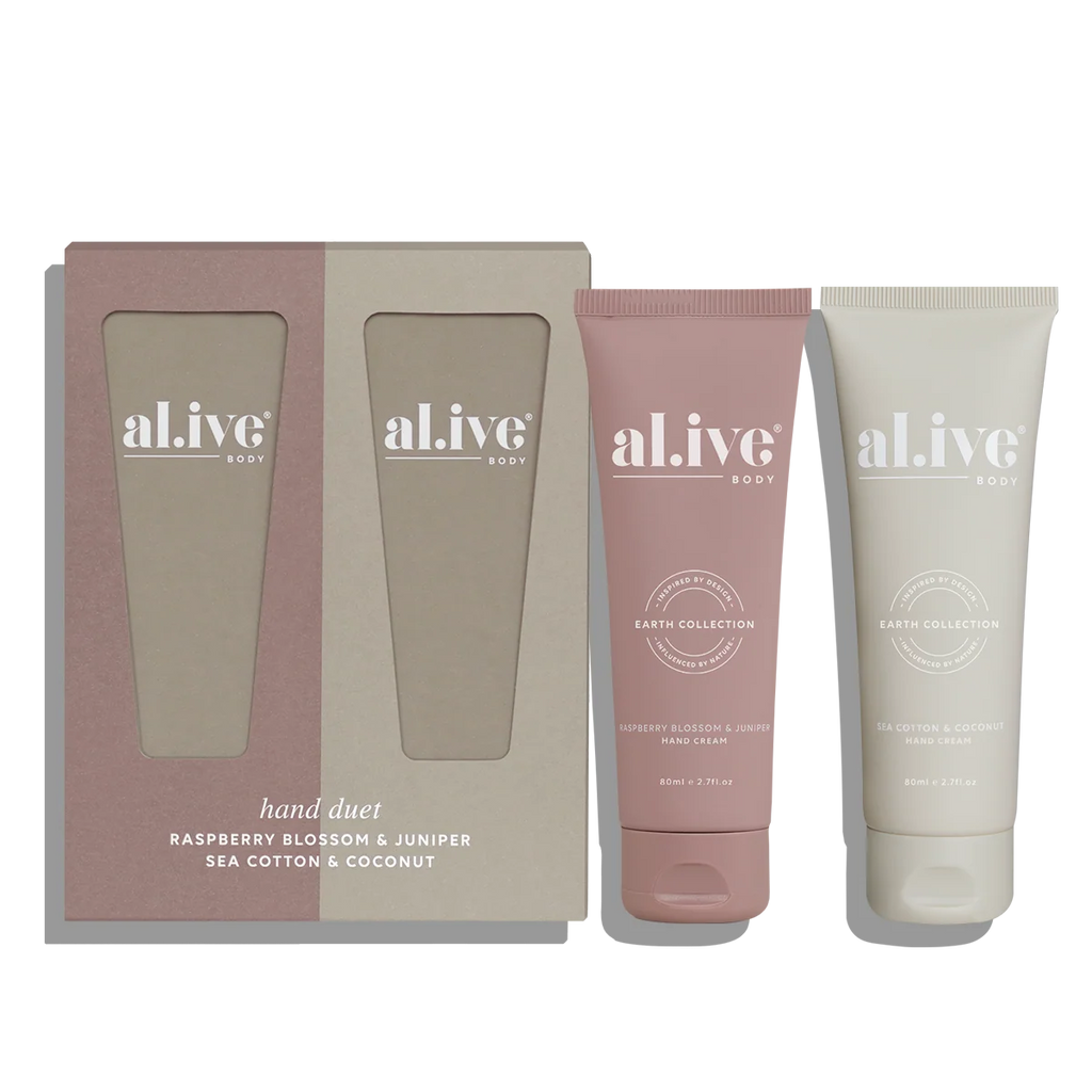 Hand Duet - Raspberry Blossom & Juniper + Sea Cotton & Coconut