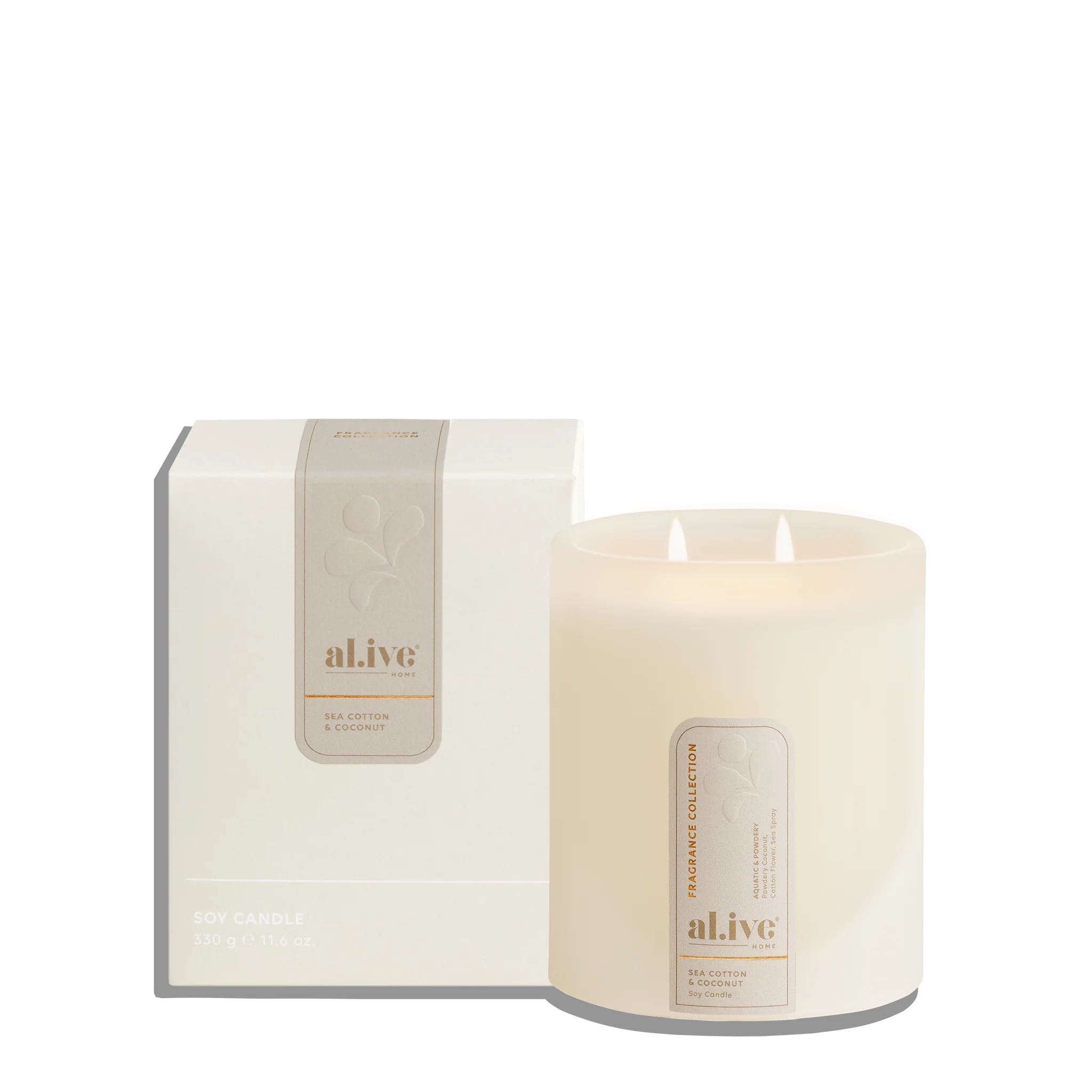 Soy Candle - Sea Cotton & Coconut