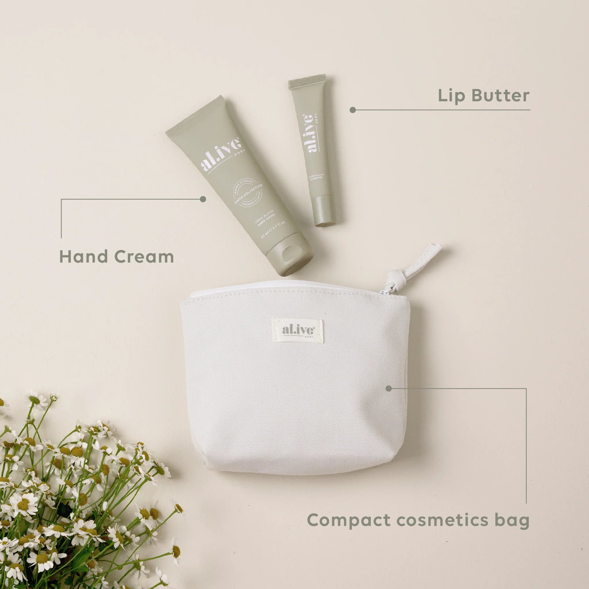 Hand and Lip Set - Ivory Bloob