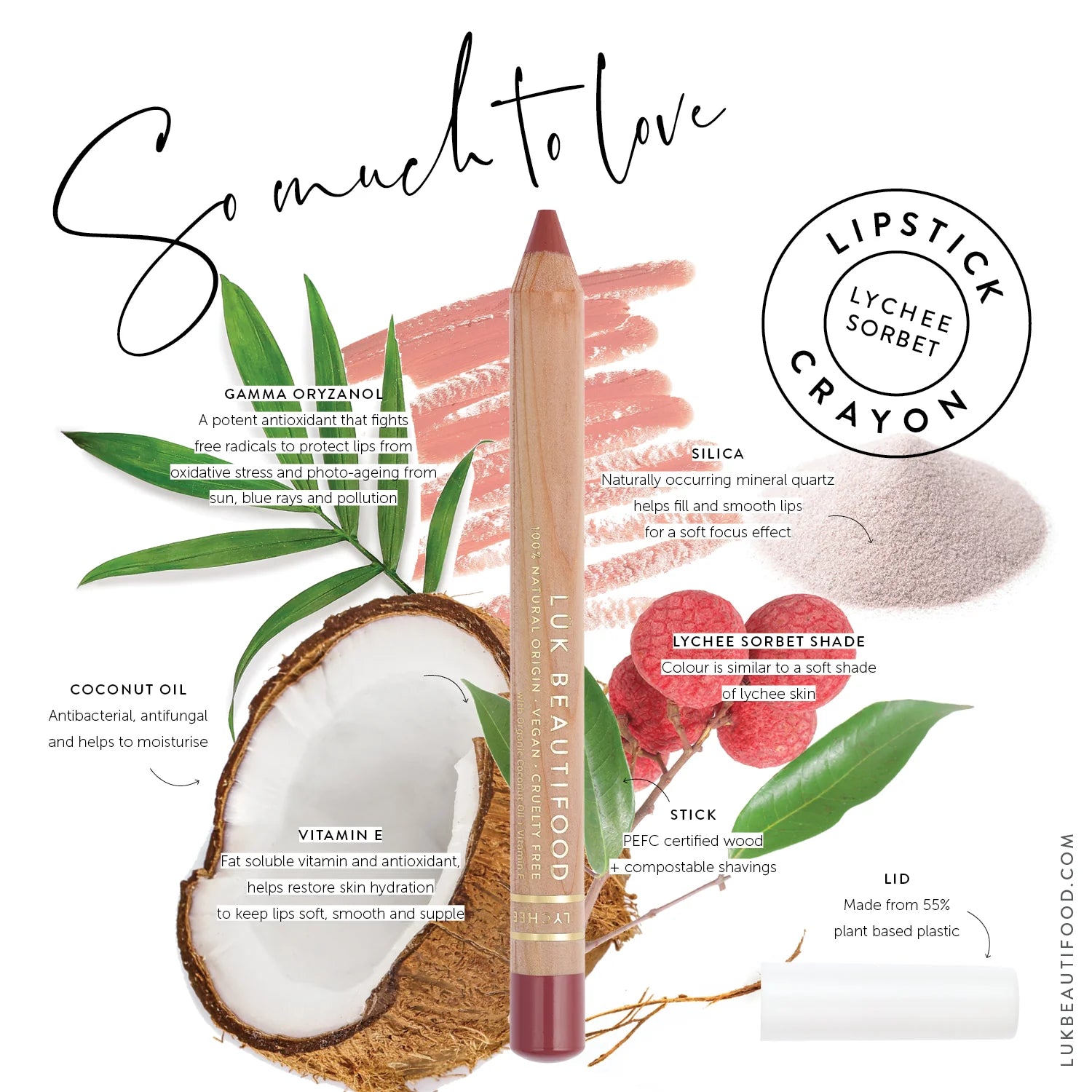 Lipstick Crayon - LYCHEE SORBET