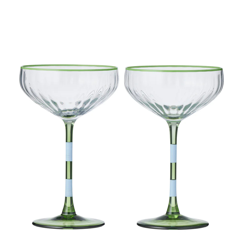 Lena S/2 Glass Rib Coupe