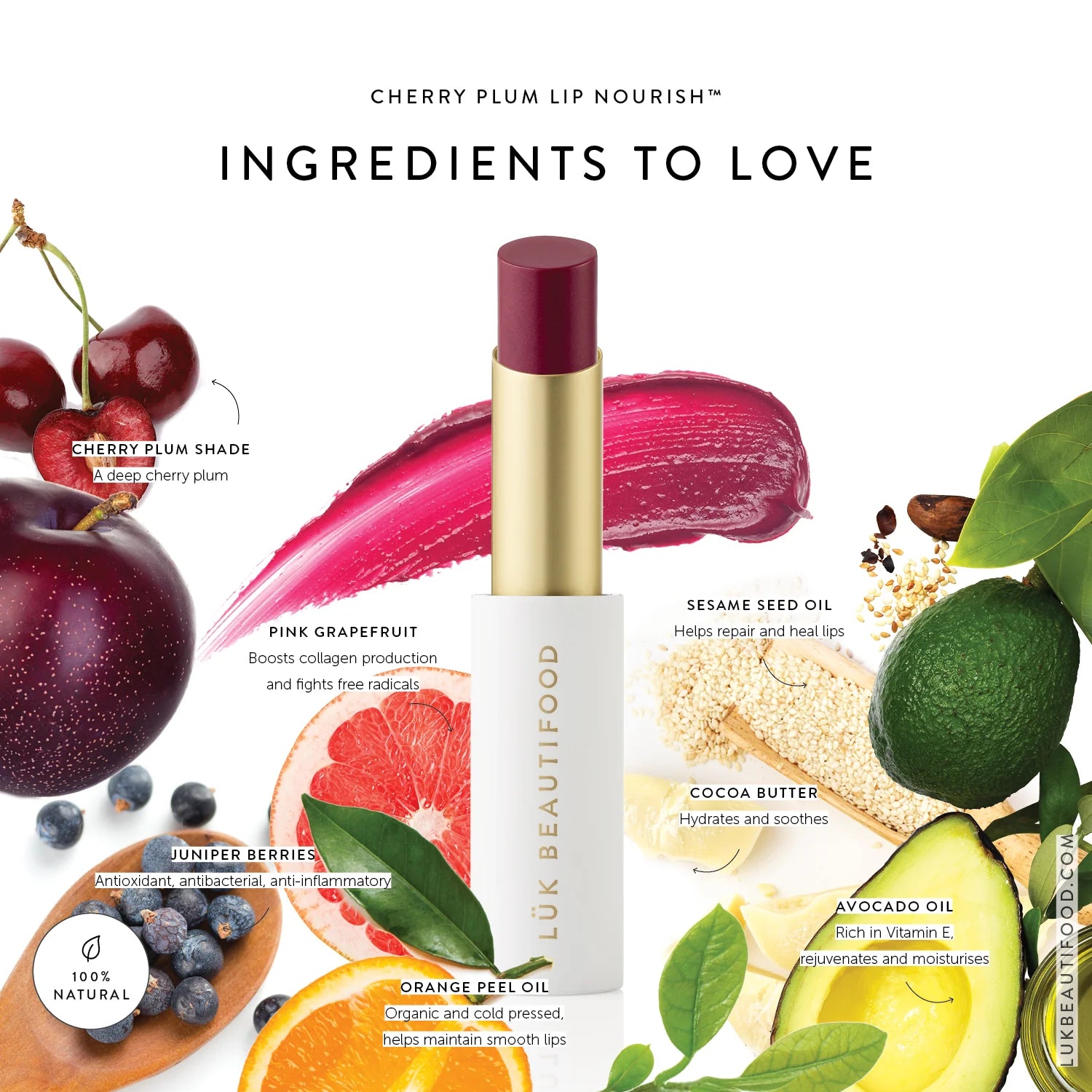 Lip Nourish - CHERRY PLUM