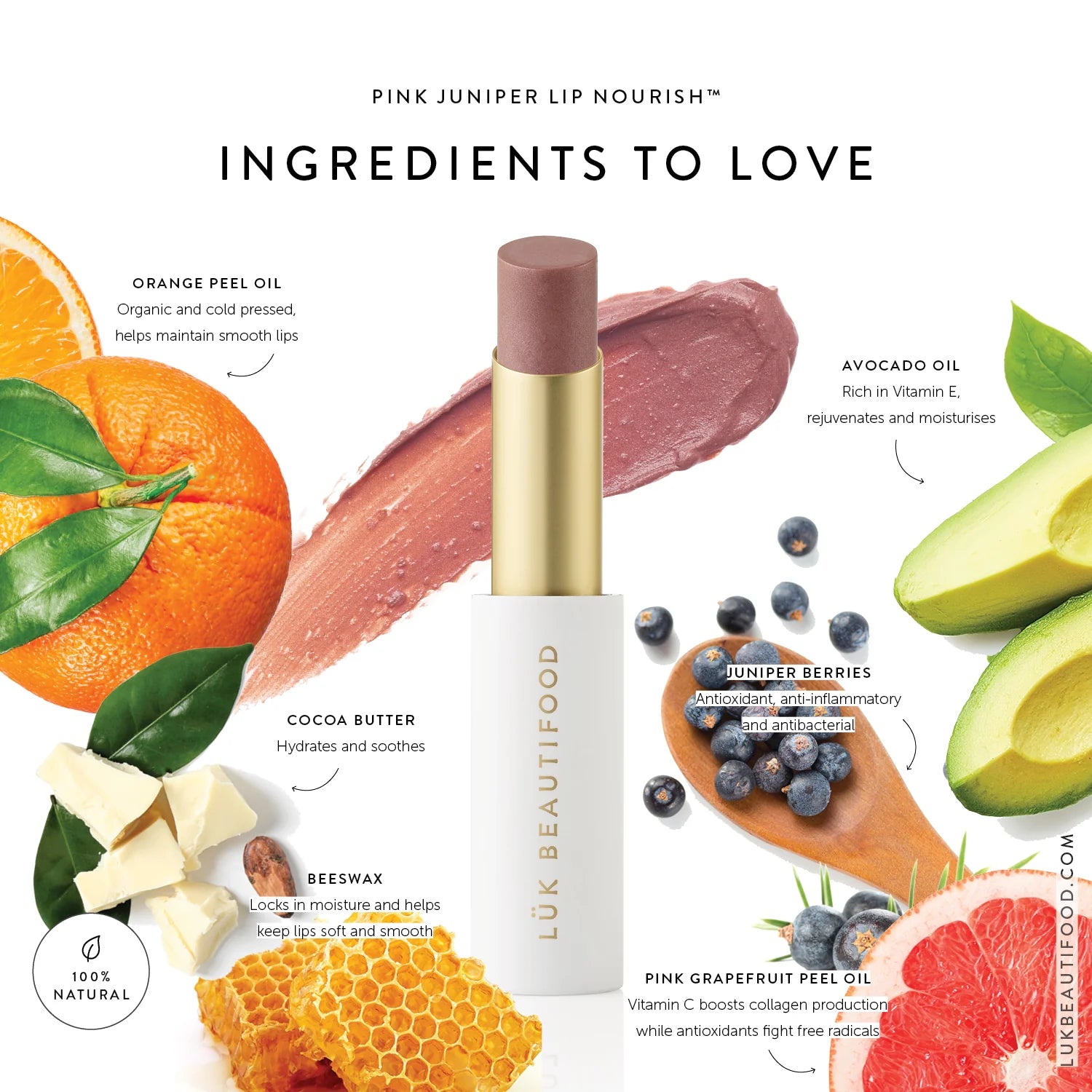 Lip Nourish - PINK JUNIPER
