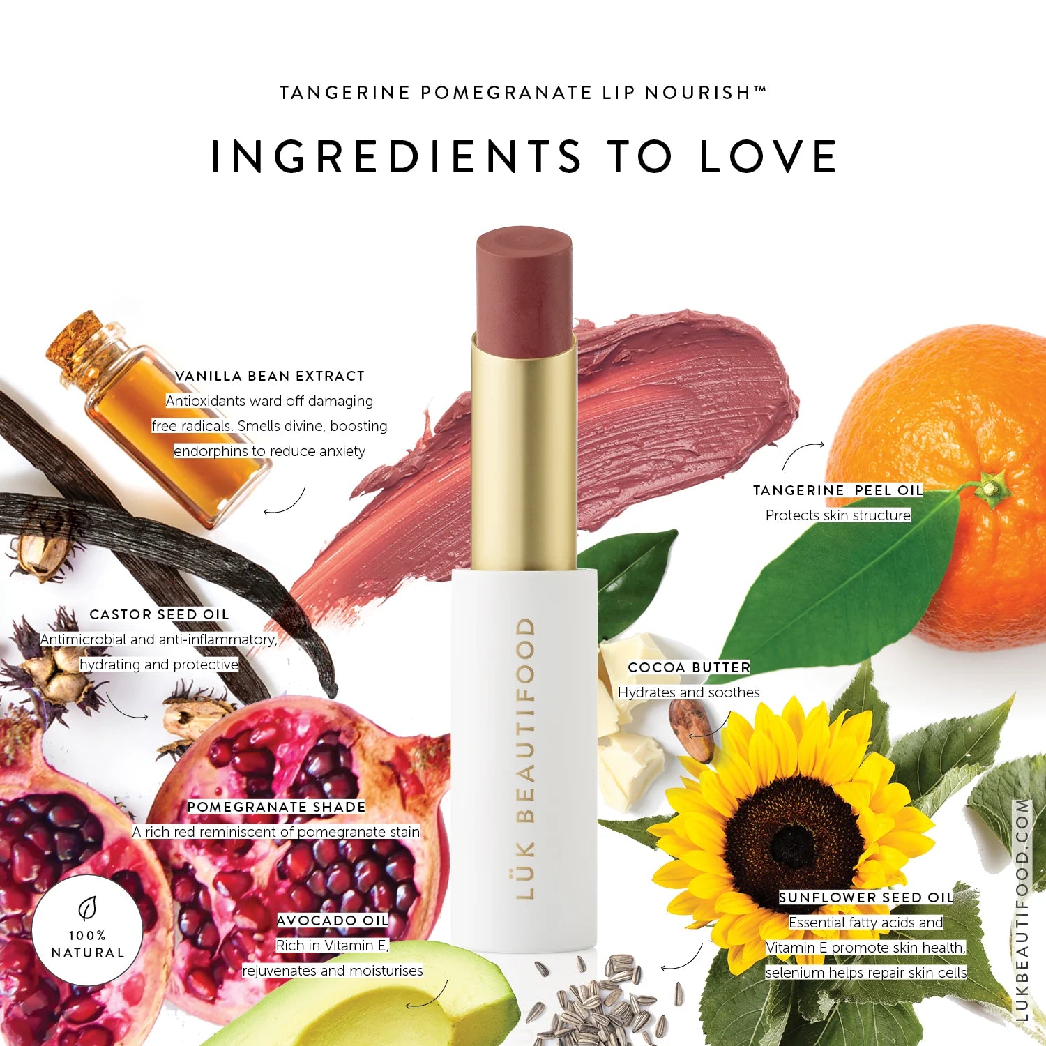Lip Nourish - TANGERINE POMEGRANATE