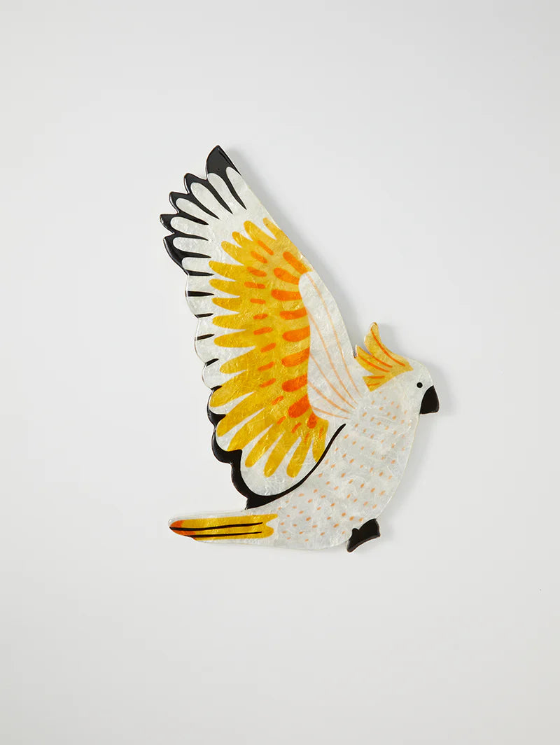 Aerial Cockatoo Wall Plaque