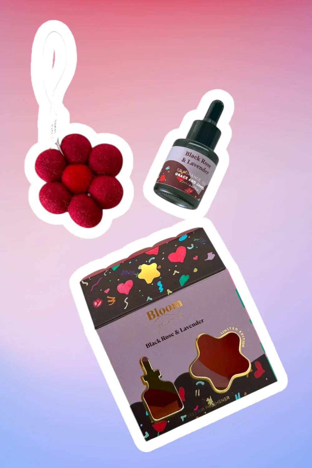 Black Rose & Lavender Air Freshener