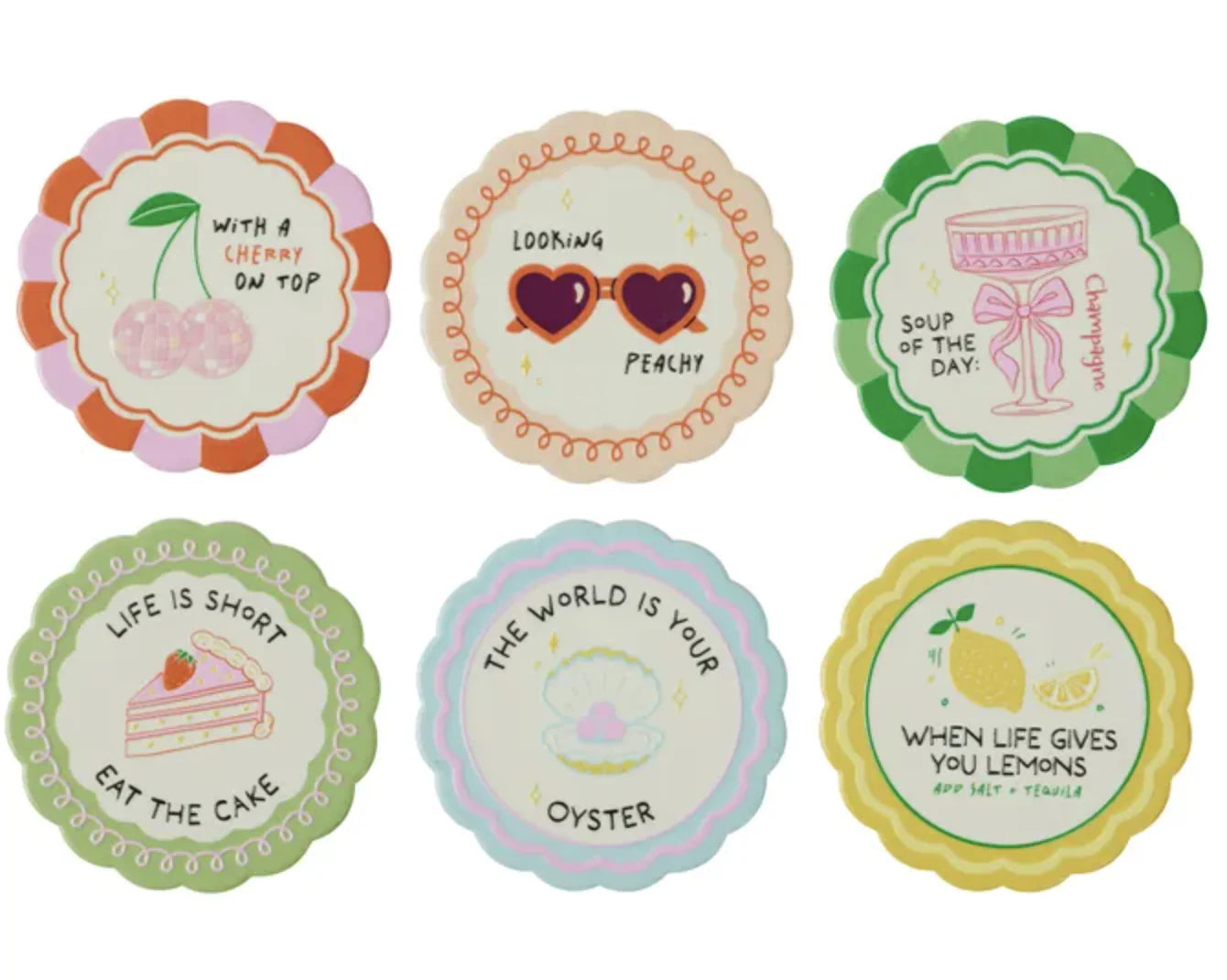 Proverb Ceramic Coaster