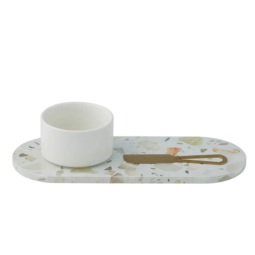 Winifred 3pc Terrazzo Set