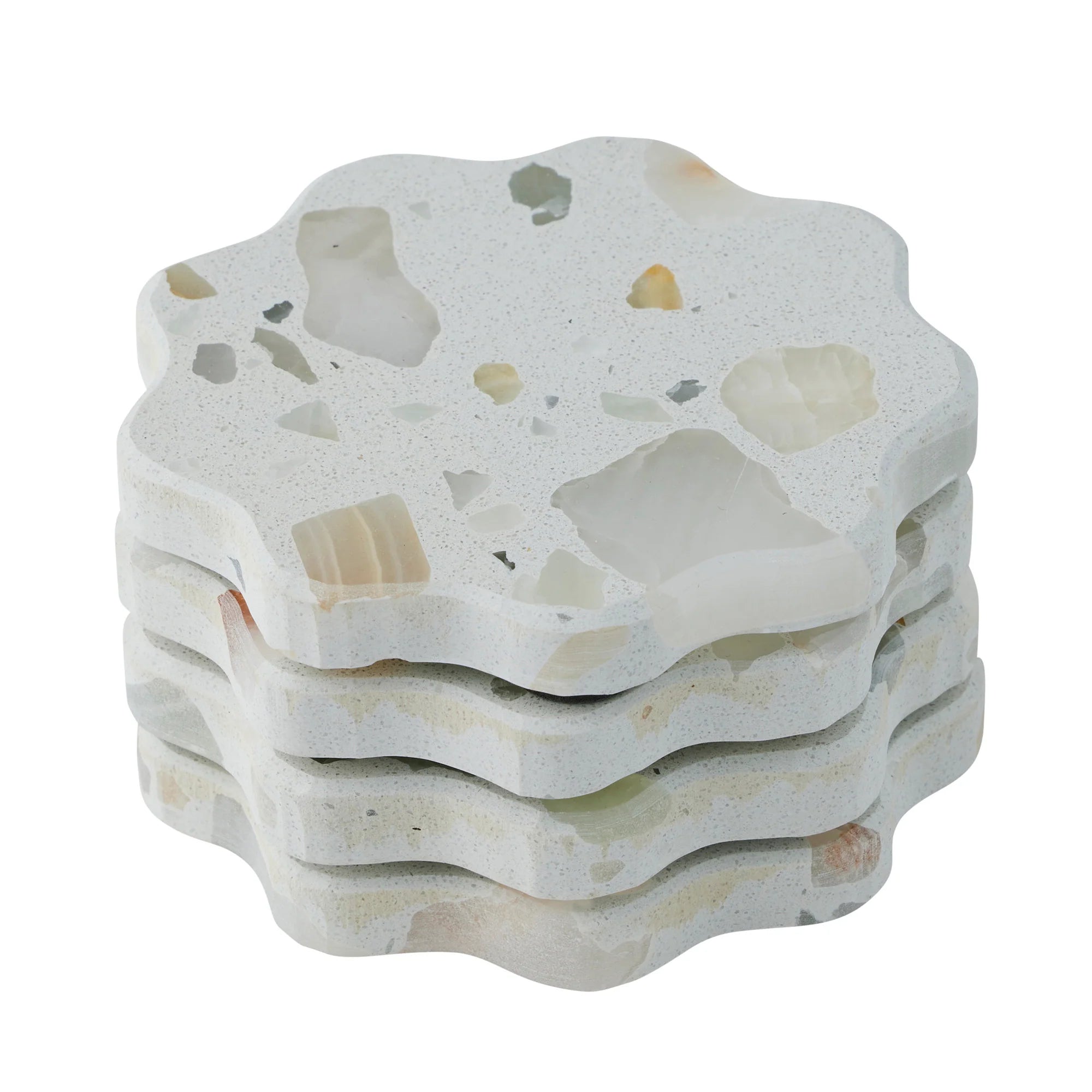 Winifred S/4 Terrazzo Coasters