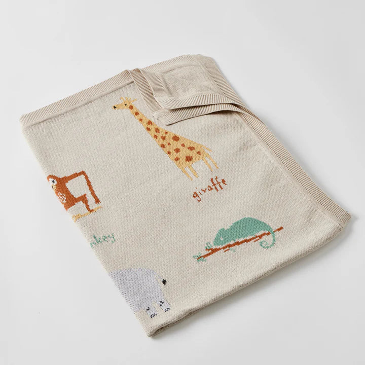 Zambezi Knitted Baby Blanket