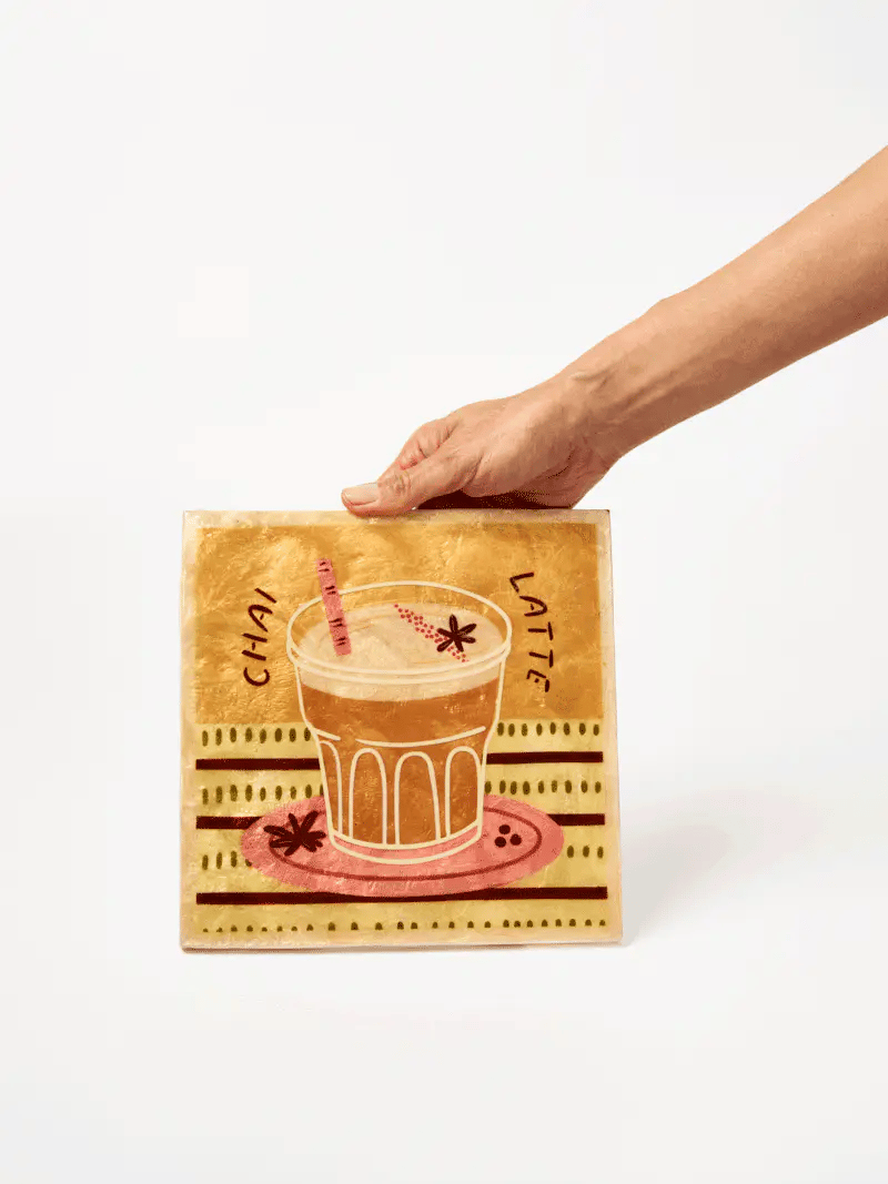 Barista Chai Latte Wall Art