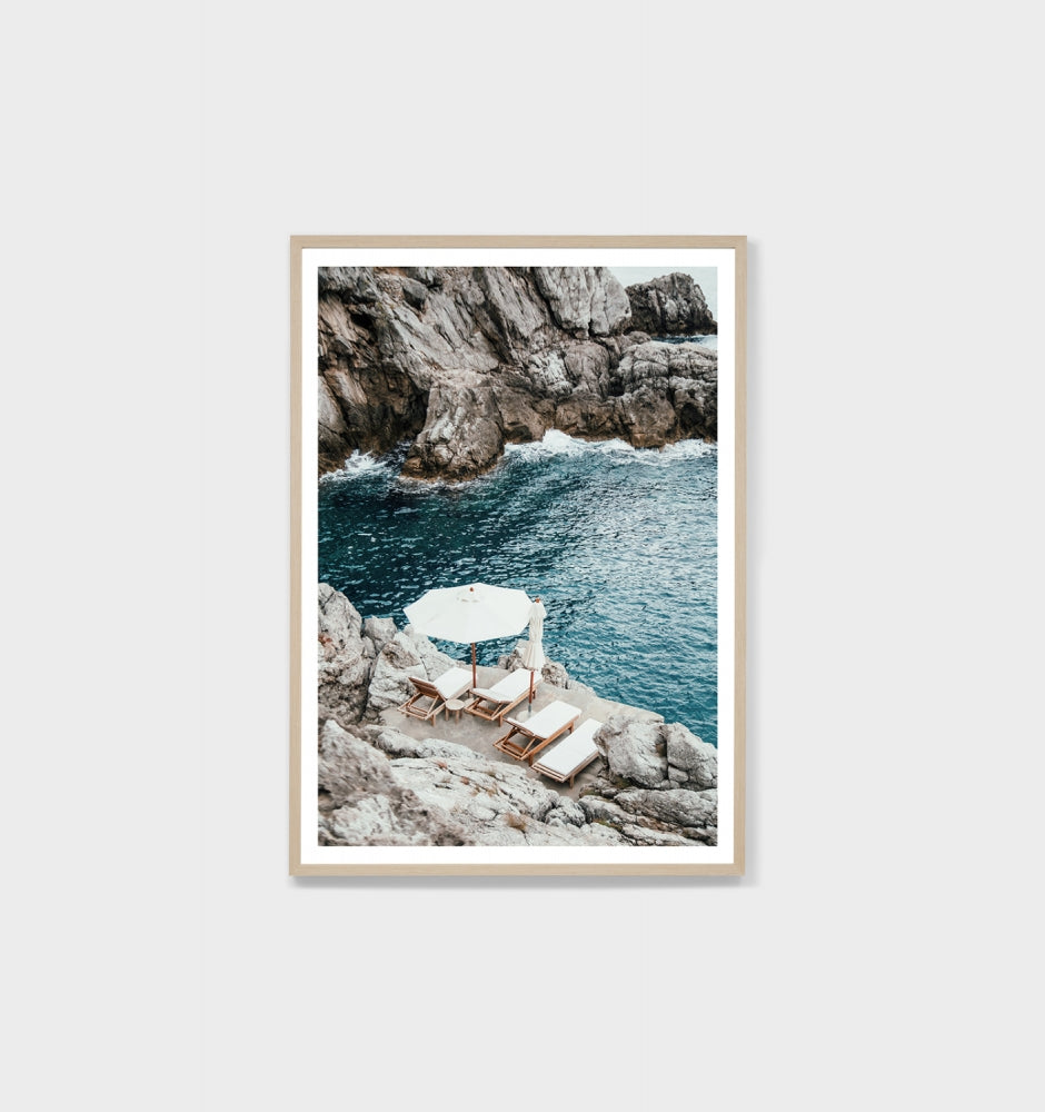 Coastal Rocks Framed Print