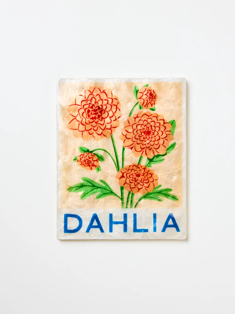 Market Wall Art Dahlia