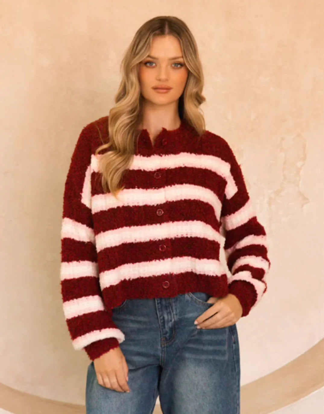 Rosewood Stripe Jumper