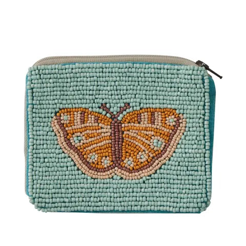 Nancy Bird Beaded Coin Purse