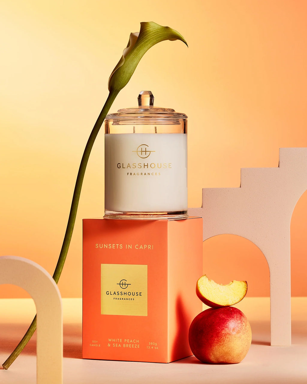 380g SUNSETS IN CAPRI Candle
