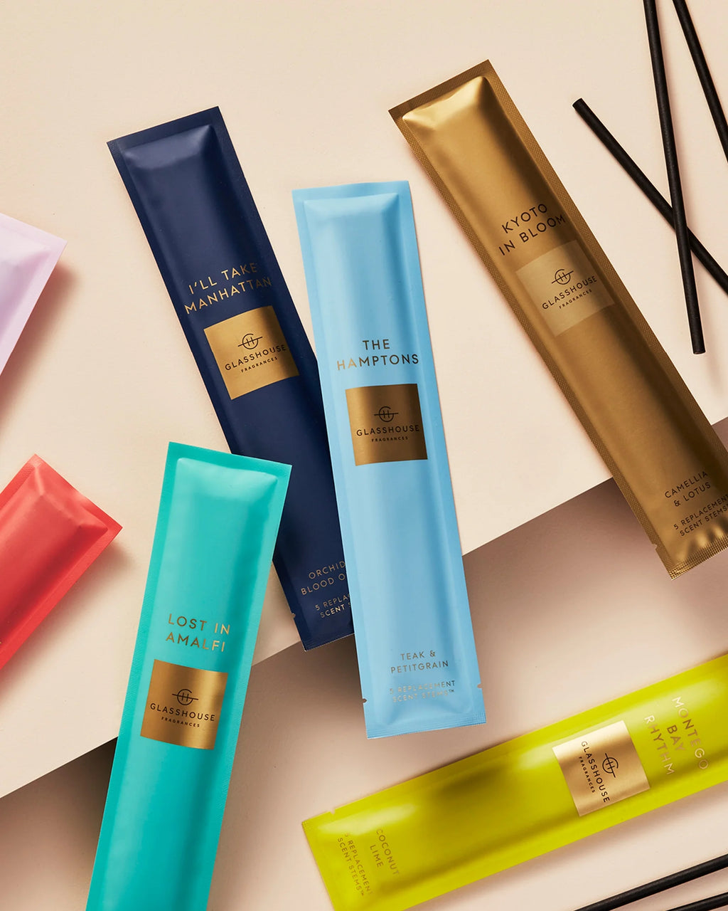 THE HAMPTONS - 5 Replacement Scent Stems